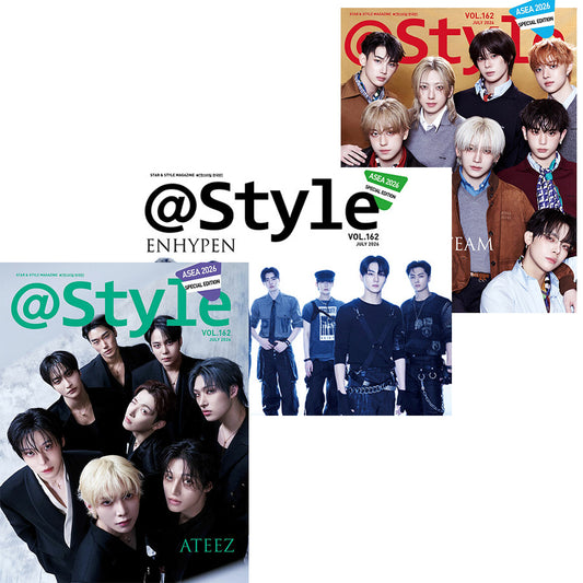 韓国雑誌「@style アットスタイル」2026年7月号【表紙：ATEEZ、ENHYPEN、&TEAM】（和訳付）［送料込］