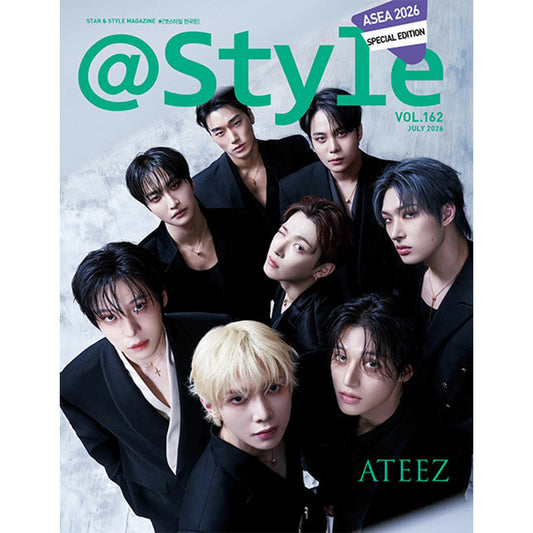 韓国雑誌「@style アットスタイル」2026年7月号【表紙：ATEEZ、ENHYPEN、&TEAM】（和訳付）［送料込］