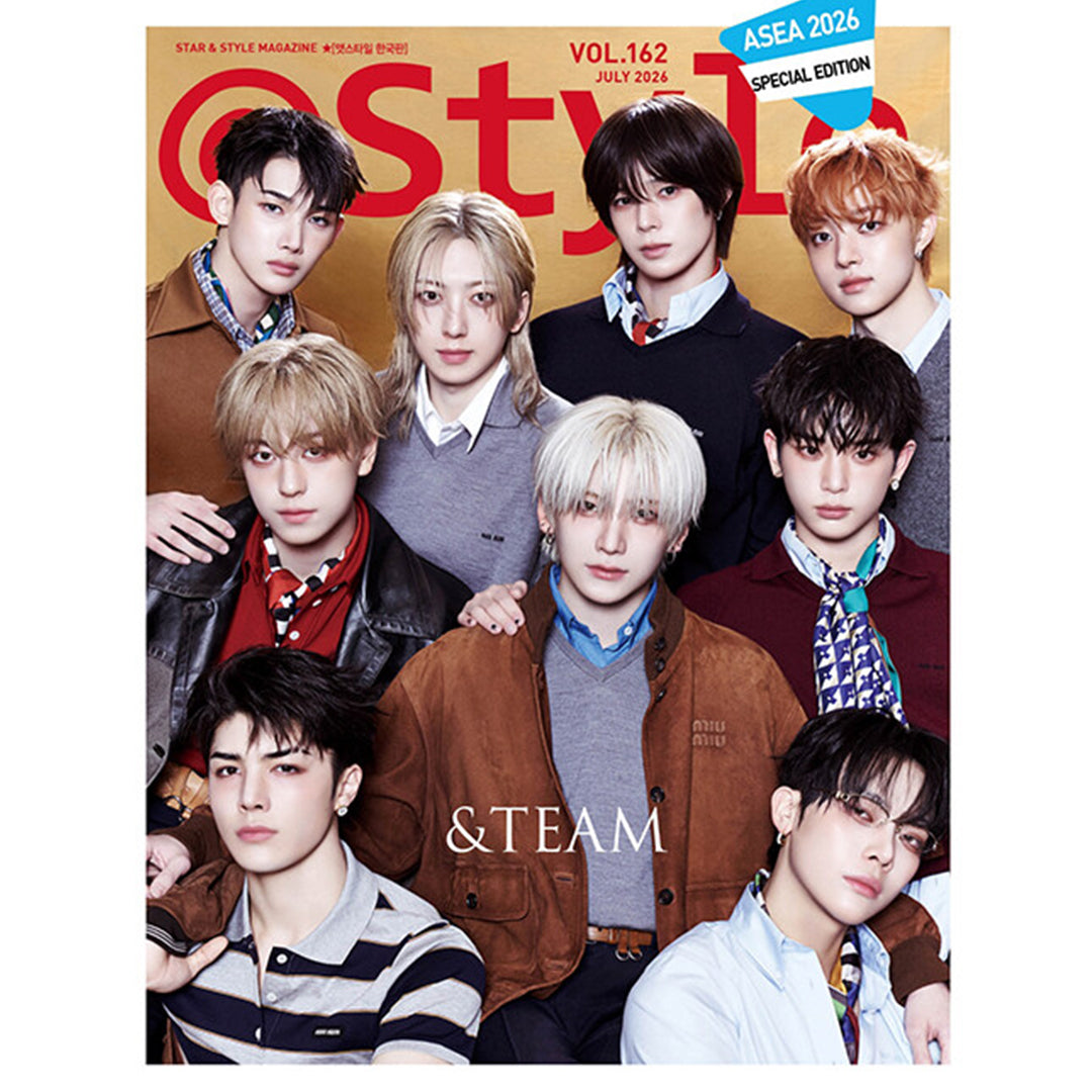 送料込/和訳付]【表紙:ATEEZ/ENHYPEN/&TEAM】韓国雑誌「@style アット