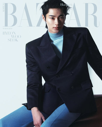 韓国雑誌「HARPER’S BAZAAR KOREA ハーパーズバザーコリア」2026年3月号【表紙：ピョン・ウソク】（和訳付）［送料込］