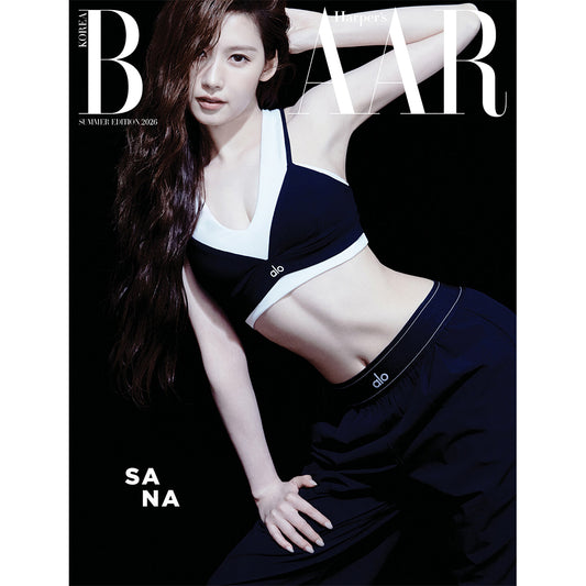 韓国雑誌「HARPER’S BAZAAR KOREA ハーパーズバザーコリア」SUMMER EDITION 2026【表紙：TWICE サナ】［和訳付／送料込］