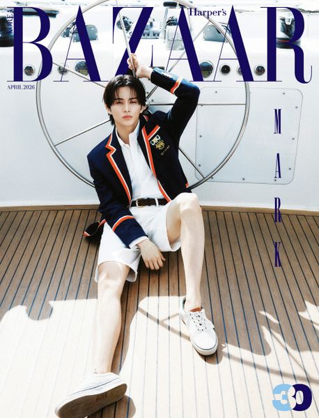 韓国雑誌「HARPER’S BAZAAR KOREA ハーパーズバザーコリア」2026年4月号【表紙：NCT マーク】（和訳付）［送料込］