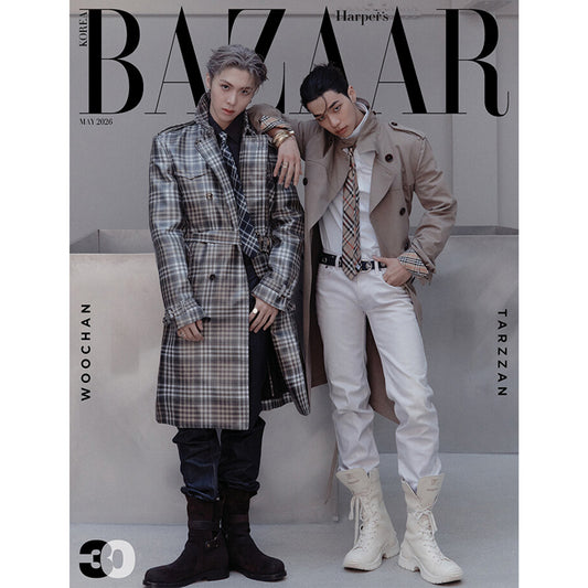 韓国雑誌「HARPER’S BAZAAR KOREA ハーパーズバザーコリア」2026年5月号【表紙：ALLDAY PROJECT ターザン＆ウチャン】（和訳付）［送料込］