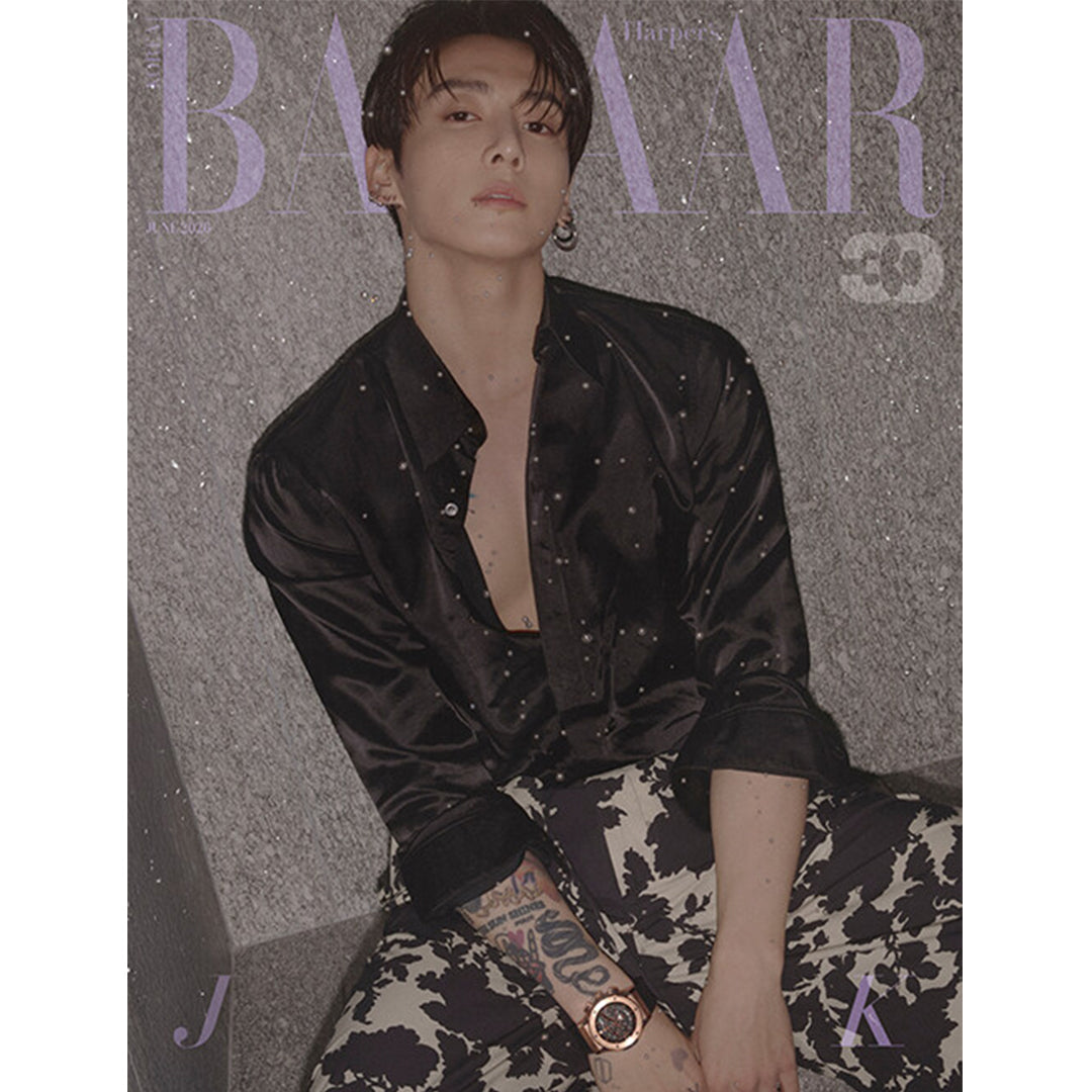 送料込/和訳付]【表紙:BTSジョングク】韓国雑誌｢Harper's BAZAAR Korea