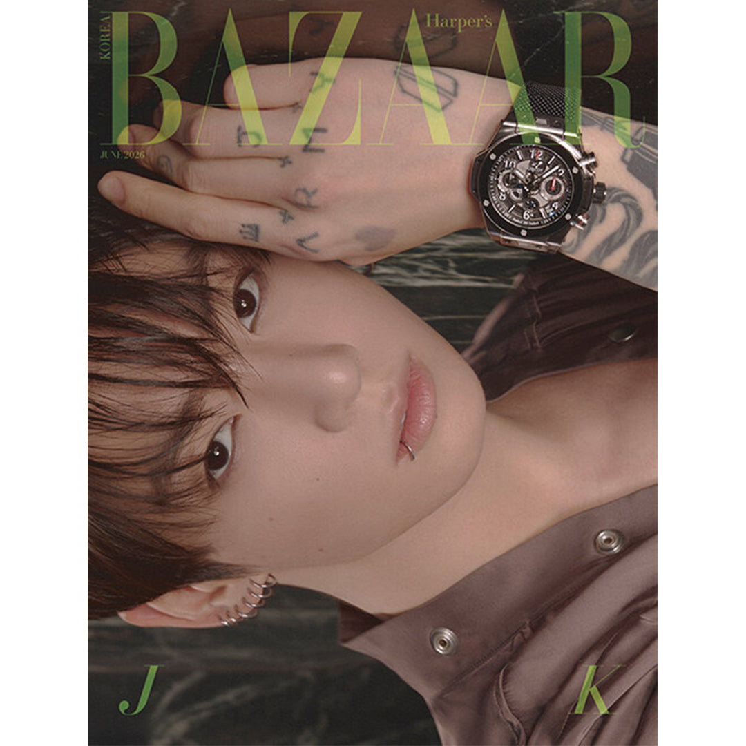 送料込/和訳付]【表紙:BTSジョングク】韓国雑誌｢Harper's BAZAAR Korea
