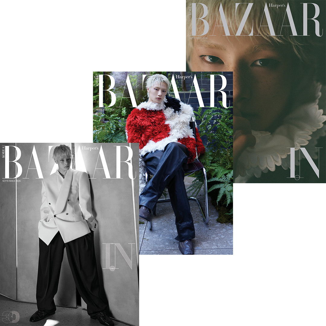 韓国雑誌「BAZAAR KOREA バザーコリア」2026年9月号【表紙：Stray Kids アイエン(I.N)】［和訳付／送料込］