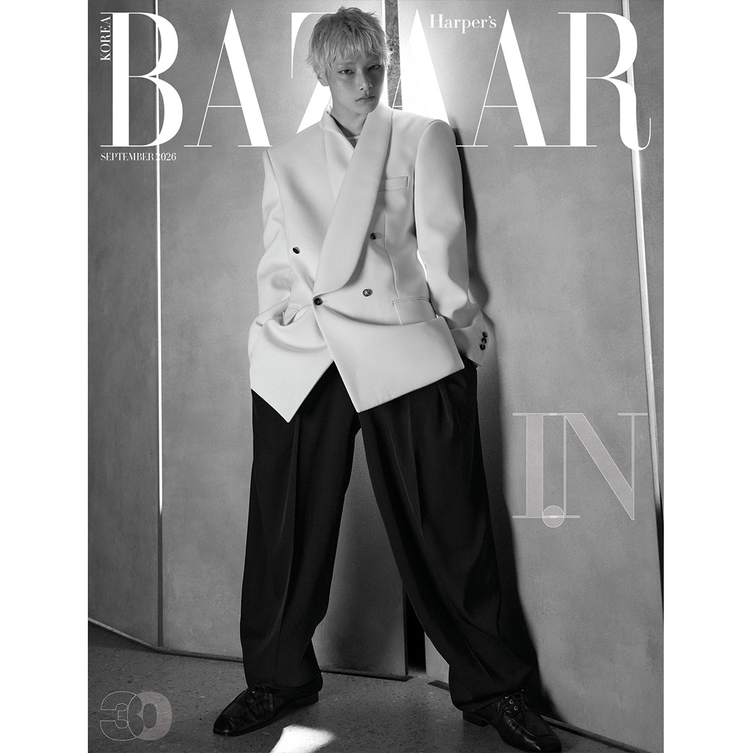 韓国雑誌「BAZAAR KOREA バザーコリア」2026年9月号【表紙：Stray Kids アイエン(I.N)】［和訳付／送料込］