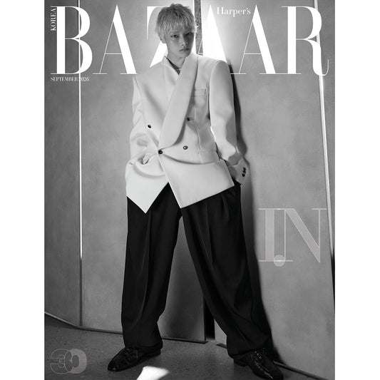 韓国雑誌「BAZAAR KOREA バザーコリア」2026年9月号【表紙：Stray Kids アイエン(I.N)】［和訳付／送料込］