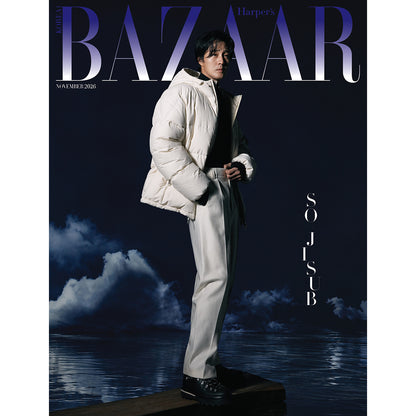 韓国雑誌「BAZAAR KOREA バザーコリア」2026年11月号【表紙：ソ・ジソプ】［和訳付／送料込］
