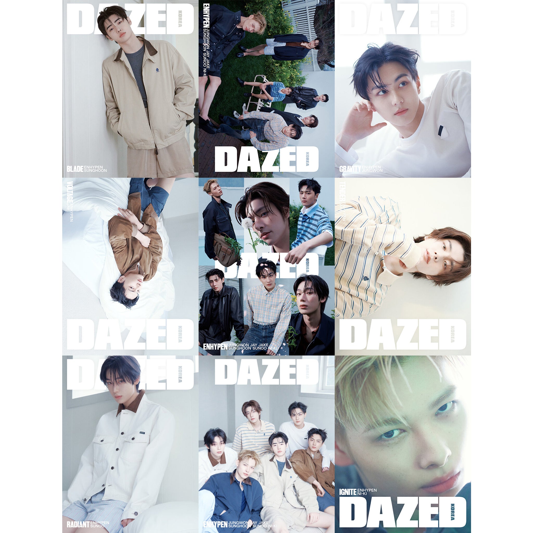 送料込/和訳付]【表紙:ENHYPEN】韓国雑誌「DAZED & CONFUSED KOREA