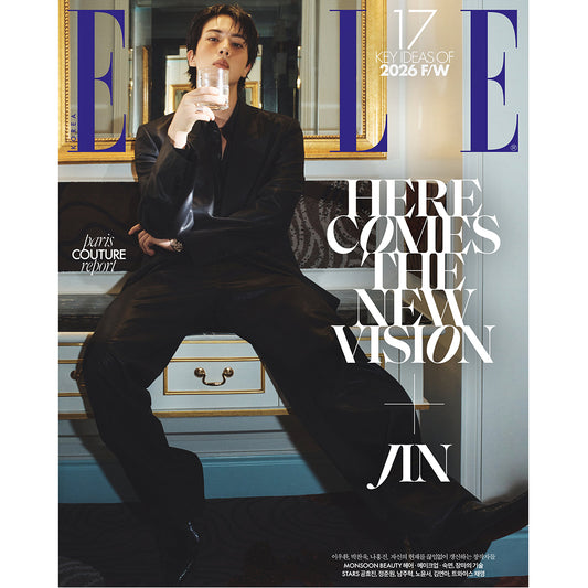 韓国雑誌「ELLE KOREA エルコリア」2026年8月号【表紙：BTS ジン】［和訳付／送料込］