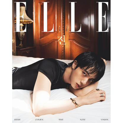 韓国雑誌「ELLE KOREA エルコリア」2026年8月号【表紙：BTS ジン】［和訳付／送料込］