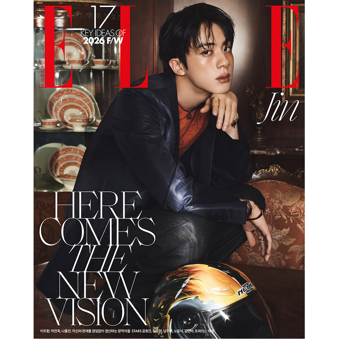 韓国雑誌「ELLE KOREA エルコリア」2026年8月号【表紙：BTS ジン】［和訳付／送料込］