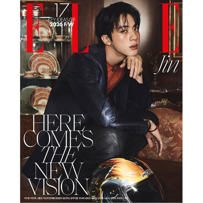 韓国雑誌「ELLE KOREA エルコリア」2026年8月号【表紙：BTS ジン】［和訳付／送料込］