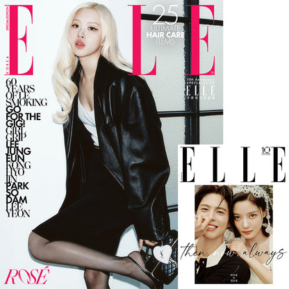 韓国雑誌「ELLE KOREA エルコリア」2026年9月号 スペシャルエディション【表紙：BLACKPINK ロゼ】［和訳付／送料込］