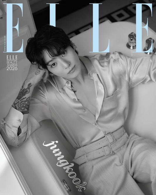 韓国雑誌「ELLE KOREA エルコリア」2026年1月号【表紙：BTSジョングク】（和訳付）[送料込]