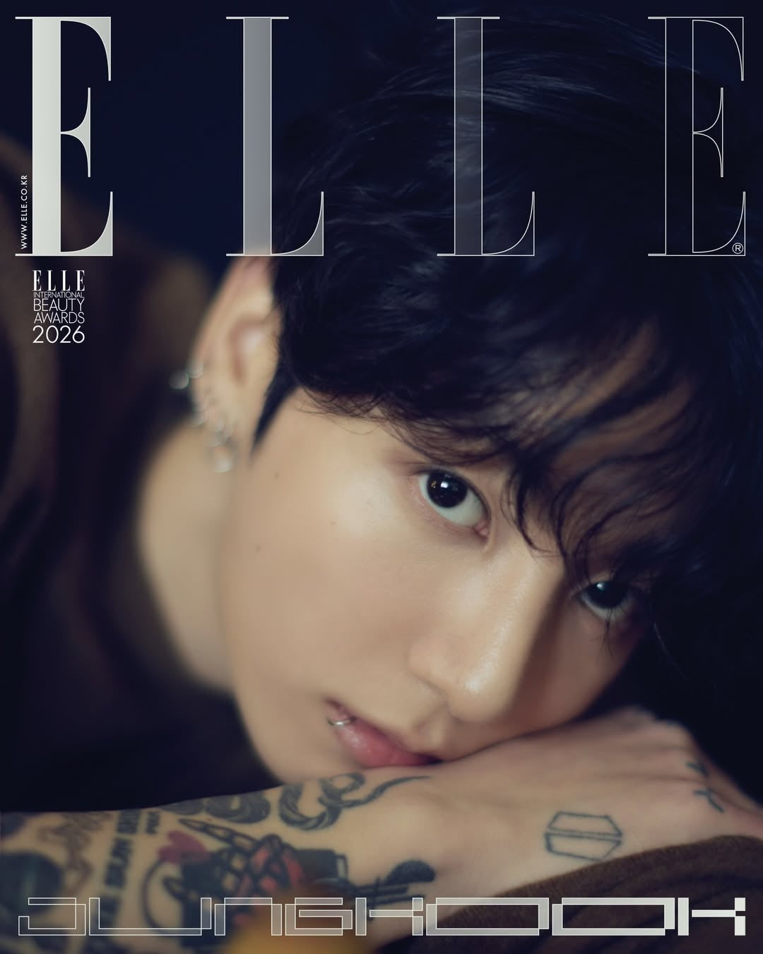韓国雑誌「ELLE KOREA エルコリア」2026年1月号【表紙：BTSジョングク】（和訳付）[送料込]