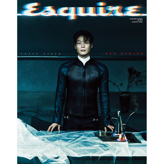 韓国雑誌「ESQUIRE Korea エスクァイアコリア」2026年8月号【表紙：ホ・ナムジュン】［和訳付／送料込］