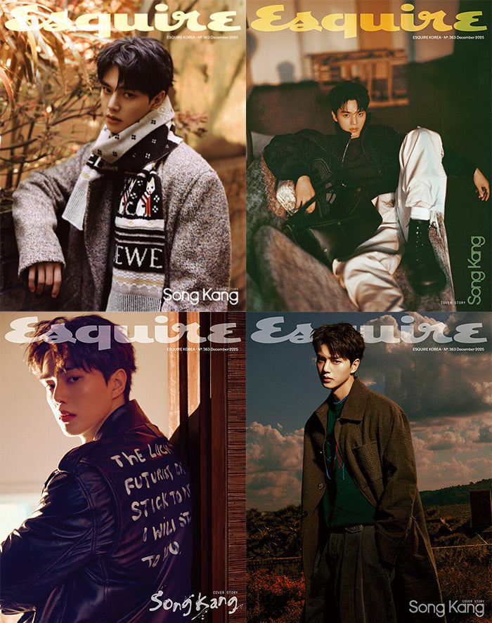 韓国雑誌「ESQUIRE Korea エスクァイアコリア」2025年12月号【表紙：ソン・ガン】（和訳付）［送料込］