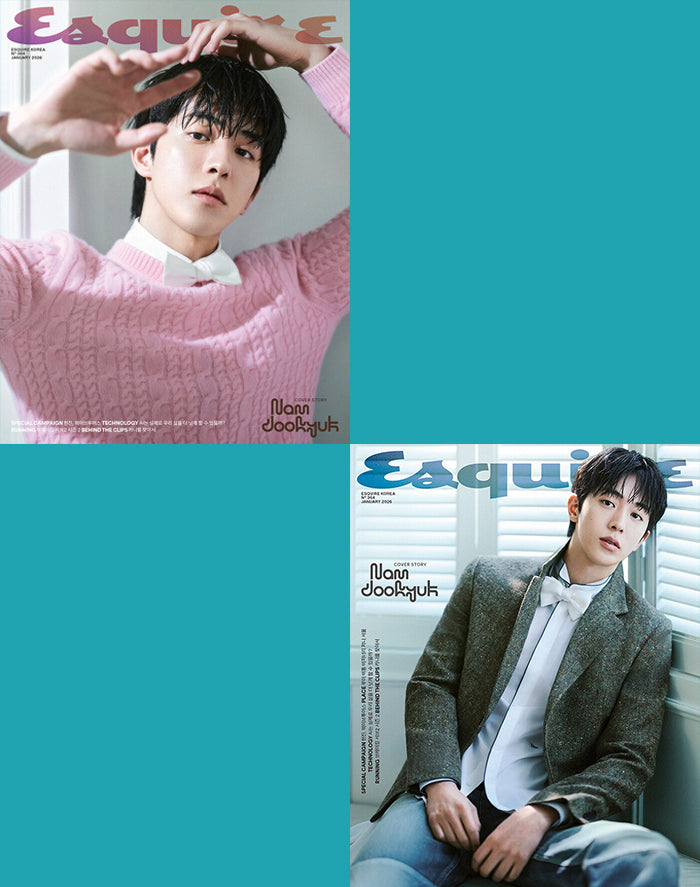 韓国雑誌「ESQUIRE Korea エスクァイアコリア」2026年1月号【表紙：ナム・ジュヒョク】（和訳付）［送料込］