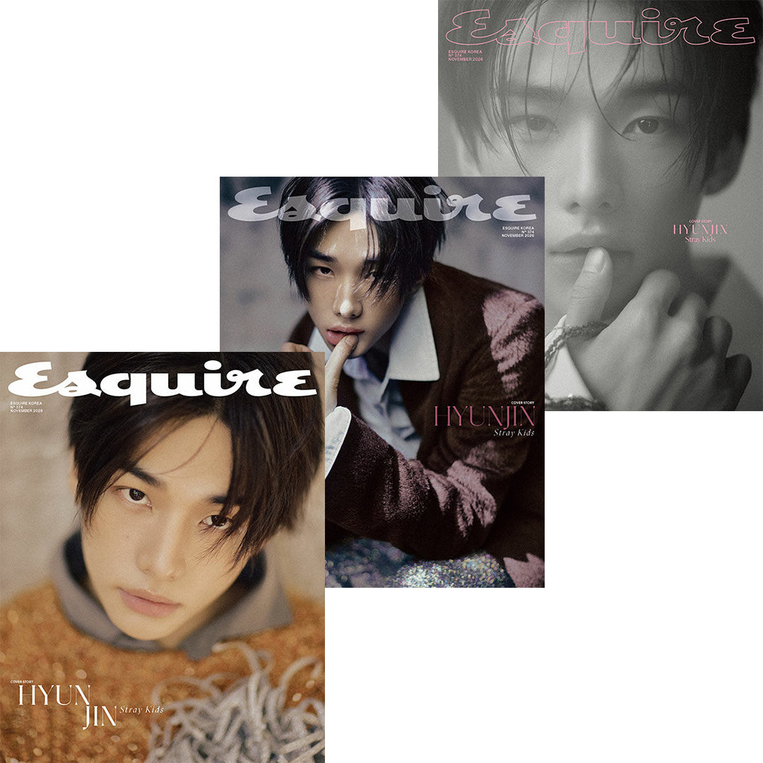 韓国雑誌「ESQUIRE Korea エスクァイアコリア」2026年11月号【表紙：Stray Kids ヒョンジン】［和訳付／送料込］