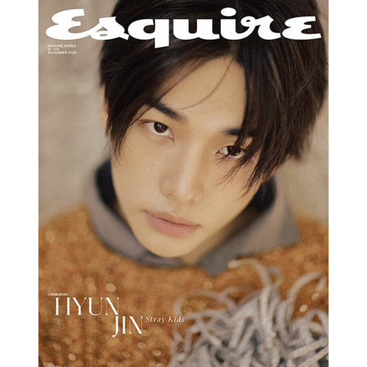 韓国雑誌「ESQUIRE Korea エスクァイアコリア」2026年11月号【表紙：Stray Kids ヒョンジン】［和訳付／送料込］