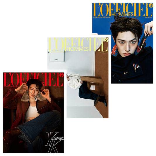 韓国雑誌「L'OFFICIEL HOMMES KOREA ロフィシェルオムコリア」2026年 秋冬号【表紙：ATEEZ ミンギ】［和訳付／送料込］
