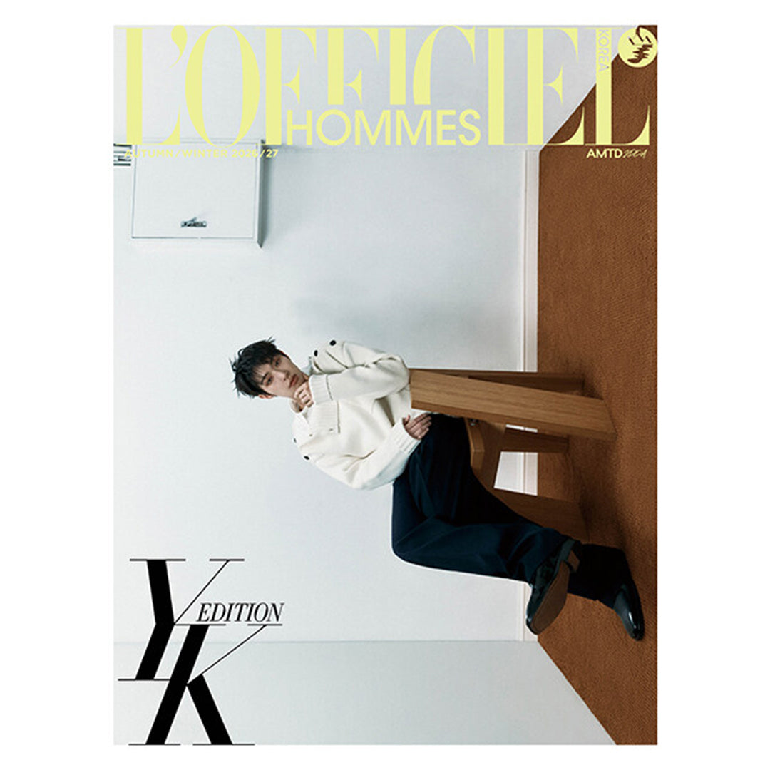 韓国雑誌「L'OFFICIEL HOMMES KOREA ロフィシェルオムコリア」2026年 秋冬号【表紙：ATEEZ ミンギ】［和訳付／送料込］