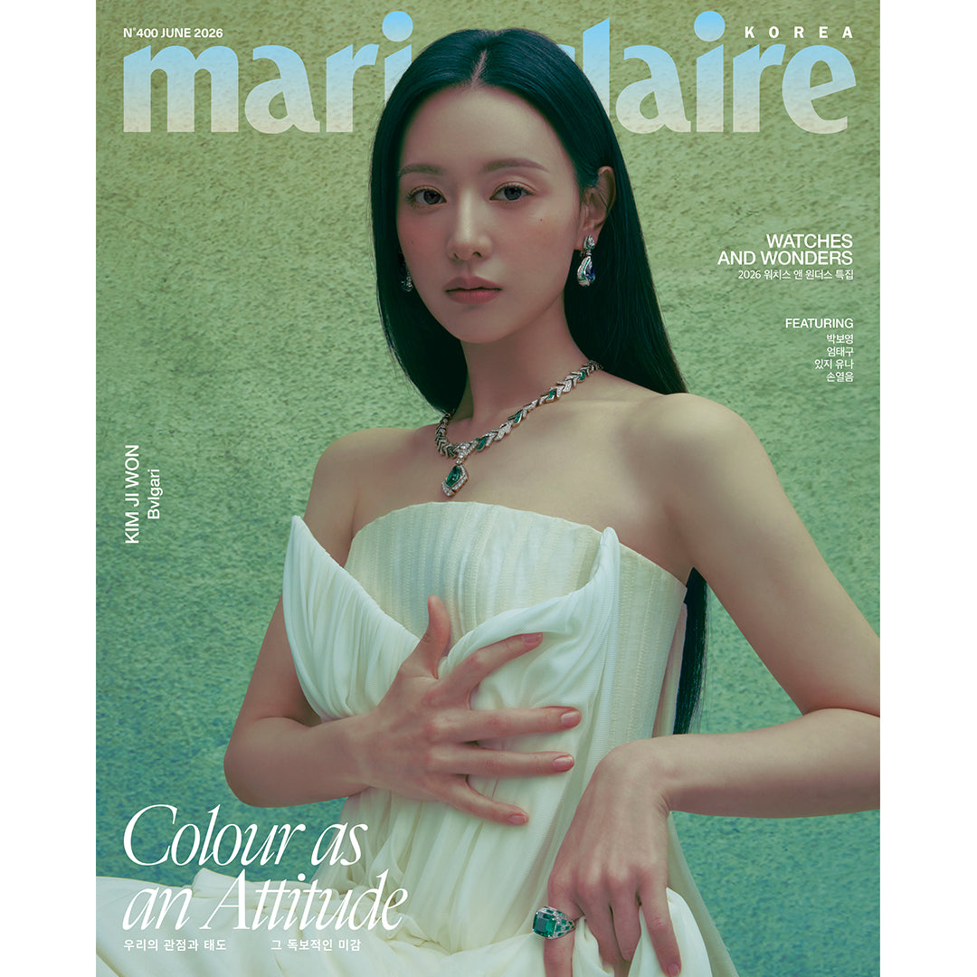 韓国雑誌「MARIE CLAIRE KOREA マリクレールコリア」2026年6月号【表紙：キム・ジウォン】［和訳付／送料込］