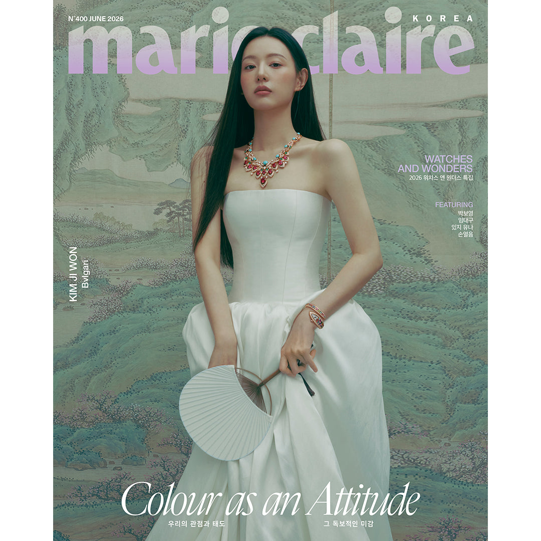韓国雑誌「MARIE CLAIRE KOREA マリクレールコリア」2026年6月号【表紙：キム・ジウォン】［和訳付／送料込］