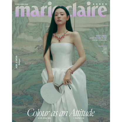 韓国雑誌「MARIE CLAIRE KOREA マリクレールコリア」2026年6月号【表紙：キム・ジウォン】［和訳付／送料込］