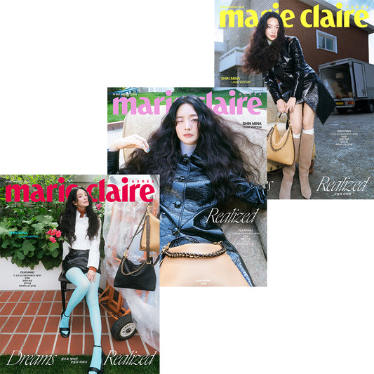 韓国雑誌「MARIE CLAIRE KOREA マリクレールコリア」2026年8月号【表紙：シン・ミナ】［和訳付／送料込］