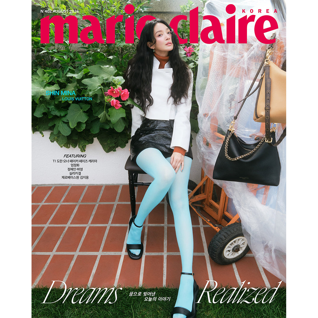 韓国雑誌「MARIE CLAIRE KOREA マリクレールコリア」2026年8月号【表紙：シン・ミナ】［和訳付／送料込］