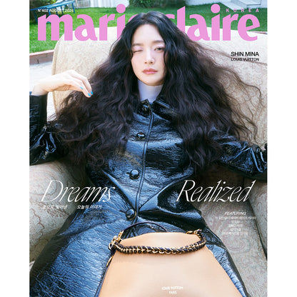 韓国雑誌「MARIE CLAIRE KOREA マリクレールコリア」2026年8月号【表紙：シン・ミナ】［和訳付／送料込］