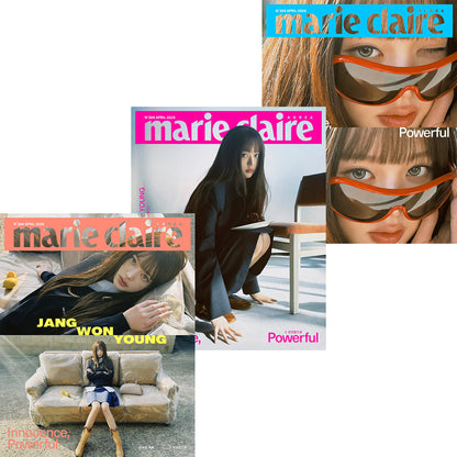 韓国雑誌「MARIE CLAIRE KOREA マリクレールコリア」2026年4月号【表紙：IVE チャン・ウォニョン】（和訳付）［送料込］