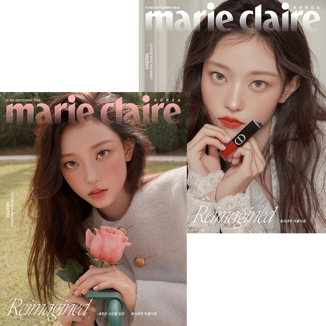 韓国雑誌「MARIE CLAIRE KOREA マリクレールコリア」2026年9月号【表紙：NewJeans ヘリン】［和訳付／送料込］