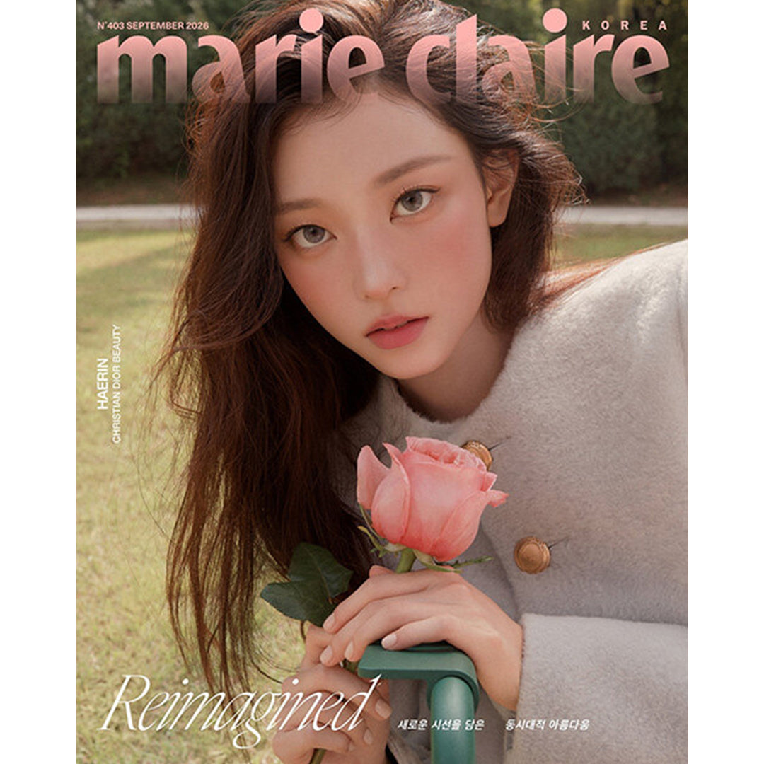 韓国雑誌「MARIE CLAIRE KOREA マリクレールコリア」2026年9月号【表紙：NewJeans ヘリン】［和訳付／送料込］