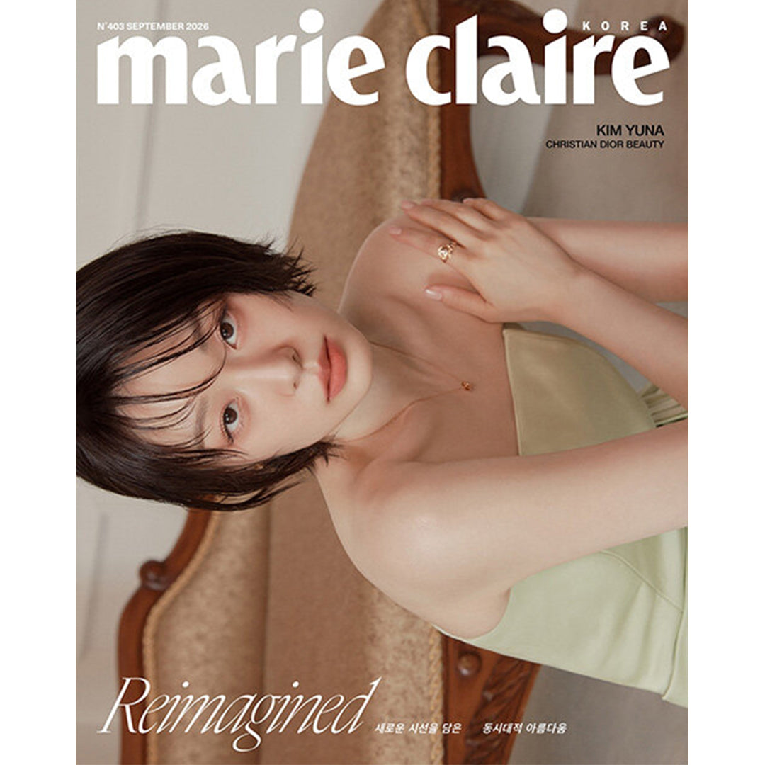 韓国雑誌「MARIE CLAIRE KOREA マリクレールコリア」2026年9月号【表紙：キム・ヨナ】［和訳付／送料込］