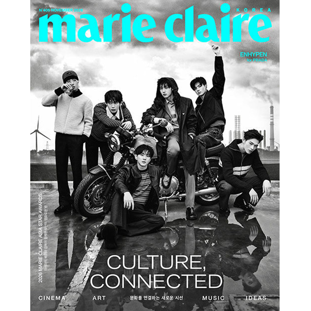 韓国雑誌「MARIE CLAIRE KOREA マリ・クレールコリア」2026年11月号【表紙：ENHYPEN】［和訳付／送料込］