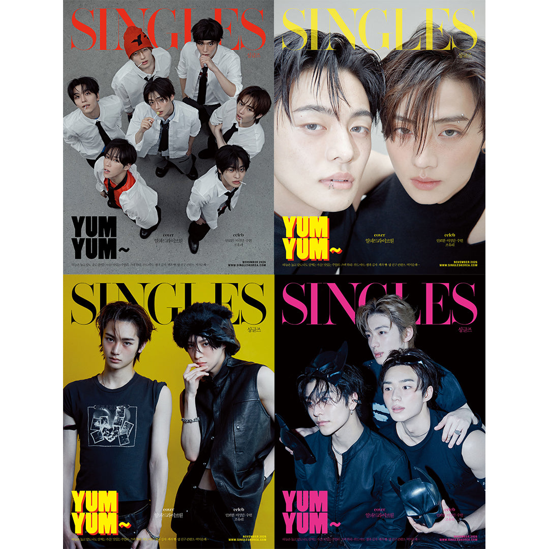 韓国雑誌「SINGLES KOREA シングルズコリア」2026年11月号【表紙：ALPHA DRIVE ONE】［和訳付／送料込］