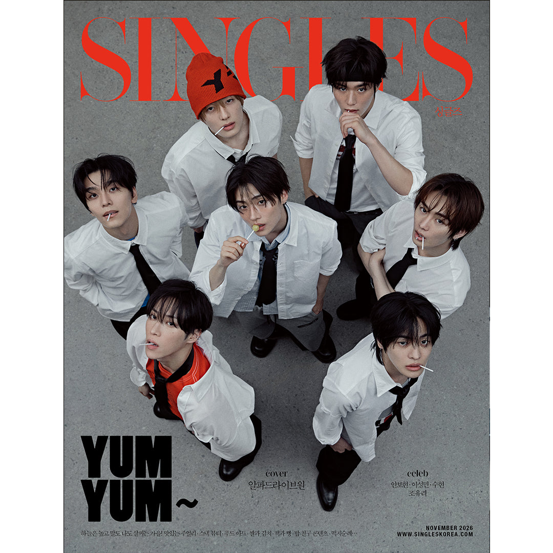 韓国雑誌「SINGLES KOREA シングルズコリア」2026年11月号【表紙：ALPHA DRIVE ONE】［和訳付／送料込］