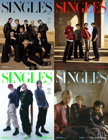 韓国雑誌「SINGLES シングルズ」2026年2月号【表紙：TREASURE】（和訳付）［送料込］