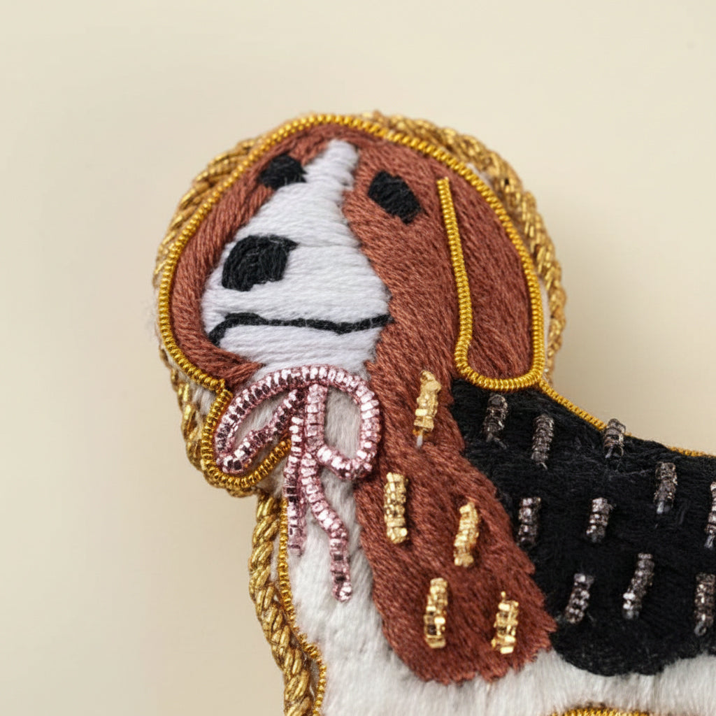 ザリ刺繍 アニマルバッグチャーム／キーホルダー