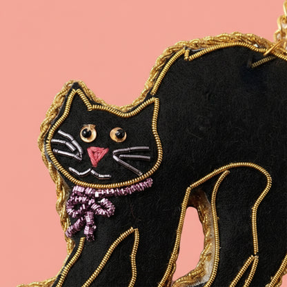 ザリ刺繍 アニマルバッグチャーム／キーホルダー