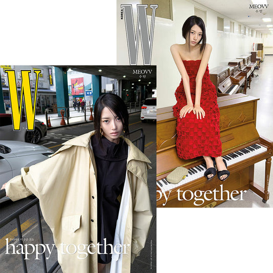 韓国雑誌「W KOREA ダブリューコリア」2026 Volume5／2026年5月号【表紙：MEOVV】（和訳付）［送料込］