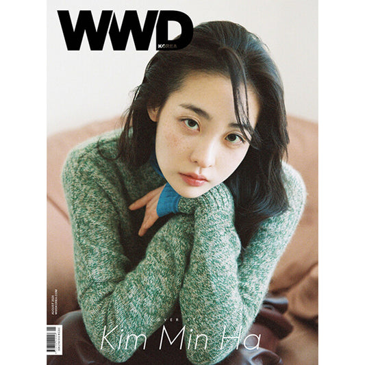 韓国雑誌「WWD KOREA」2026年8月号【表紙：キム・ミンハ】［和訳付／送料込］