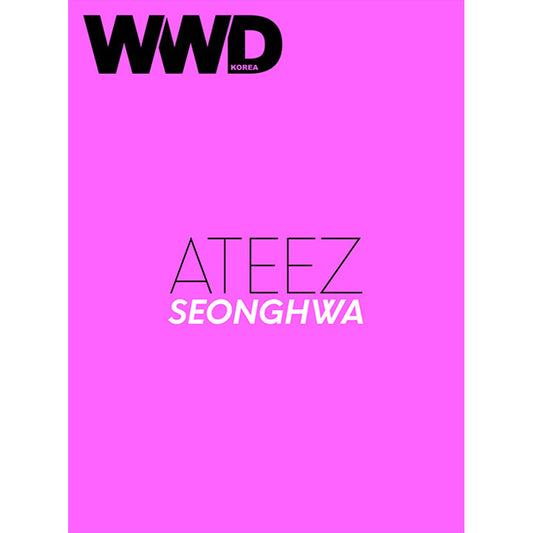 韓国雑誌「WWD KOREA」2026年9月号【表紙：ATEEZ ソンファ】［和訳付／送料込］
