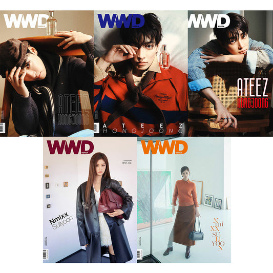 韓国雑誌「WWD KOREA」2026年11月号【表紙：ATEEZ ホンジュン／NMIXX ソリュン】［和訳付／送料込］