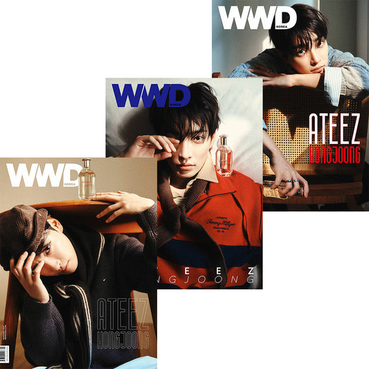 韓国雑誌「WWD KOREA」2026年11月号【表紙：ATEEZ ホンジュン／NMIXX ソリュン】［和訳付／送料込］
