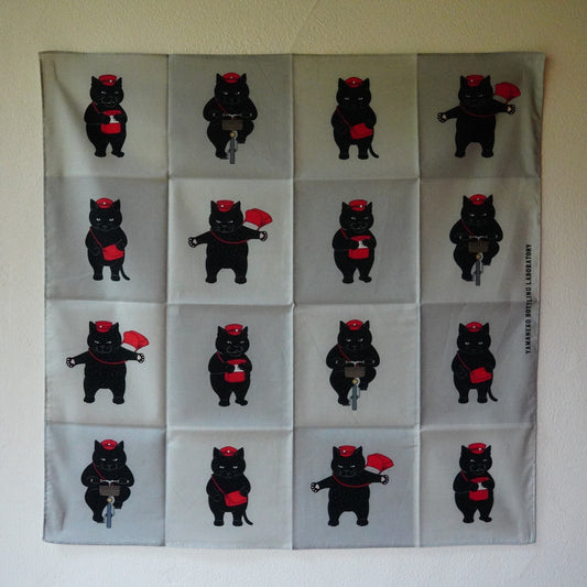 ハンカチ（郵便猫）